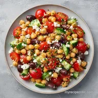 Greek Chickpea Salad Box Meal Prep