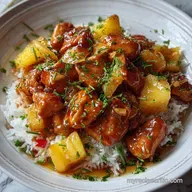 Hawaiian Crockpot Chicken for 6 Servings