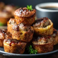 HighProtein Pancake Sausage Mini Muffins: Easy Meal Prep Breakfast