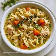 Homemade Chicken Noodle Soup: Silky and Golden
