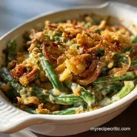 Green Bean Casserole from Scratch with Bacon