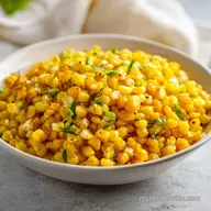 Honey Butter Skillet Corn Recipe for 6 Servings