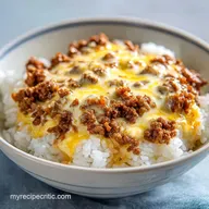 Instant Pot Cheesy Taco Ground Beef and Rice