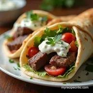 Best Lamb Gyros with Authentic Tzatziki Sauce Recipe