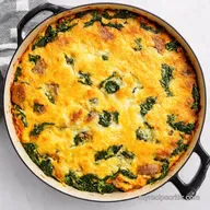 Keto Sausage Spinach Casserole Make Ahead Breakfast Keto