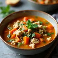 Healthy Ground Turkey and Vegetable Soup Recipe Ready in an Hour