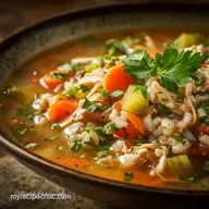 Turkey Barley Soup Hearty Leftover Post-Roast Remedy