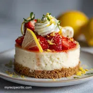 Spring Dessert with Lemon and Strawberries: No-Bake Recipe