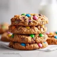 m m monster cookies in 25 Minutes - Crispy Baked