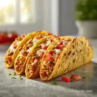 Meat Lovers Pizza Tacos: Shatter Crisp