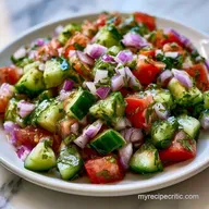 Middle Eastern Cucumber Salad with Sumac