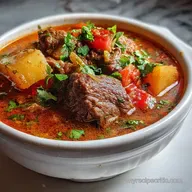 Moist Puerto Rican Beef Stew for 6 Servings