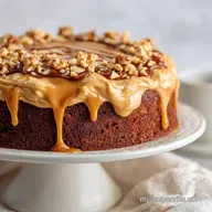 Moist Peanut Butter Cake with Peanut: 55 Min