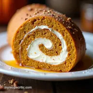 Best Moist Pumpkin Roll with Spiced Cream Cheese