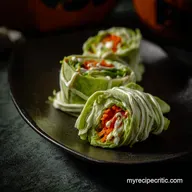 Spooky Fun Easy Mummy Veggie Wraps Recipe