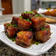 new years eve appetizers: Rich Pork Belly Bites