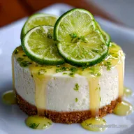 No Bake Key Lime Cheesecake - Zesty & Velvety