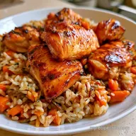 One Pan Chicken Wild Rice for 4 Servings