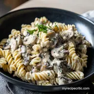 OnePot Mushroom Pasta Creamy Dreamy Easy