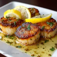 Scallops The Perfect Pan Seared Scallops with Lemon Brown Butter