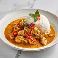 Panang Chicken Curry for 4 Servings with Coconut Milk