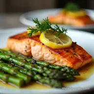 PanSeared Salmon Recipe Crispy Skin LemonDill Sauce