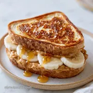 Grilled Peanut Butter Banana Sandwich