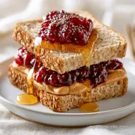 Peanut Butter Sandwich for Lunch (5 Min)
