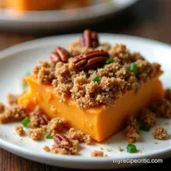 The Best Sweet Potato Casserole with Pecans Recipe