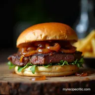 The Best Steak Sandwich with Caramelised Onion Horseradish Mayo