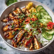 Teriyaki Chicken Bowl Pan-Seared in 20 Minutes