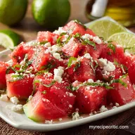 Watermelon Feta Salad: Easy Basil-Lime Vinaigrette
