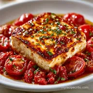 Roasted Cherry Tomatoes Feta with Garlic