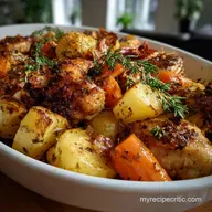 Healthy Dinner Recipe with Roasted Chicken