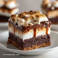 S'mores Brownie Bars: Crispy Baked in 55 Minutes