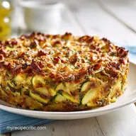 Savory Garden Zucchini Casserole for 6 Servings