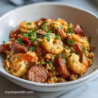 Mardi Gras Jambalaya with Shrimp & Sausage