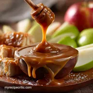 Silky Smooth Salted Caramel Dip Rich Stable and Perfect for Apples