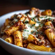 Slow Cooker Baked Ziti: Creamy & Cheesy