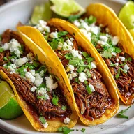 Shredded Beef Tacos FallApart Tender Slow Cooker Recipe