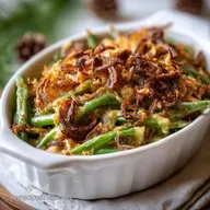 Small Batch Green Bean Casserole for 2 (Creamy Mushroom)