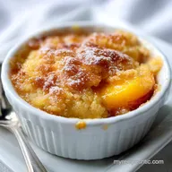 Peach Cobbler Dump Cake Baked in 50 Minutes