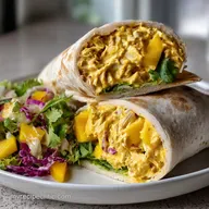 Rotisserie Chicken Recipes: Zesty Coronation Wraps (25-Min Dinner)