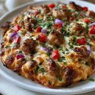 Spicy Italian Sausage Flatbread for 2