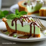 St Patricks Day Desserts: Elegant No-Bake Mint Whiskey Tart