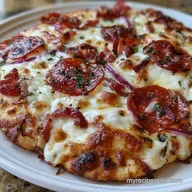 Store Bought Flatbread Pizza: Crispy