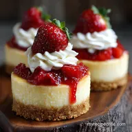 Strawberry Mini Cheesecakes: Easy Individual Desserts
