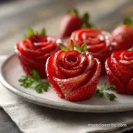 How to Make Strawberry Roses in 20 Minutes