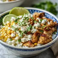 Street Corn Chicken Bowl: Smoky and Charred
