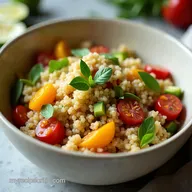 Easy Quinoa Salad Sunshine in a Bowl